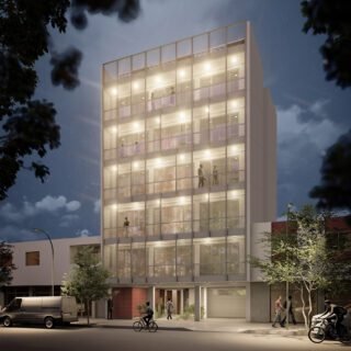 Render de vista exterior de Brentana 51