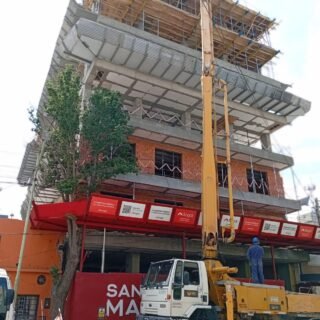 San Martín 442 en construcción